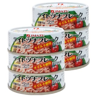 IMAZU 今津 鮪魚罐 無油 3個, 210g, 2組