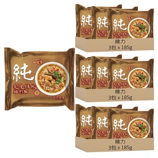 維力 一度贊 剝皮辣椒雞麵 185g, 9包