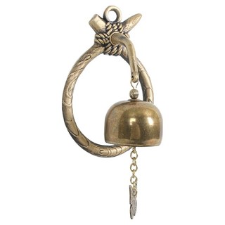 財運滾滾 萬事亨通 門鈴掛飾 蝴蝶款, 尺寸9cm x 13cm, 10 x 10 x 13cm