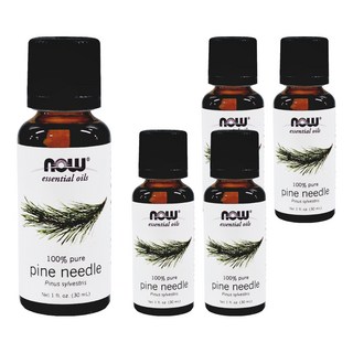 NOW Foods 松針精油 100% 純精油, 1oz, 5瓶