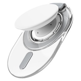 Sinjimoru 反向轉軸 MagSafe M-Taptok 磁吸手機握把支架, 1個, 白色