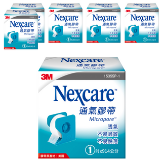 3M Nexcare 通氣膠帶 1吋 x 914cm, 6盒