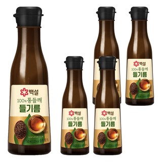 CJ BEKSUL 白雪 全優質紫蘇籽油, 160ml, 5個