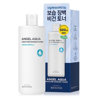 [비건라이프] 비욘드 엔젤아쿠아 보습 장벽 토너, 500ml, 1개