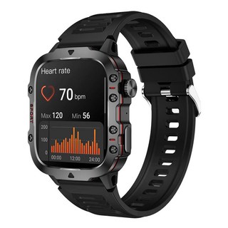 Apollo Life 阿波羅 智慧手錶 GX11, 藍牙, 軍黑灰