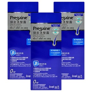 落建 頭皮洗髮露 潔淨健髮配方 中/油性髮質適用, 200ml, 3瓶