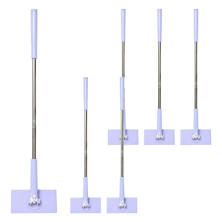 BangJiaShi 幫家適 無死角旋轉平板拖把 紫色, 6支