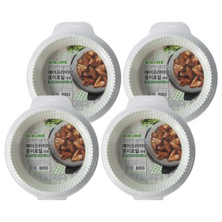 GIBONE 只為衛生著想的氣炸鍋烘焙紙, 50入, 4個