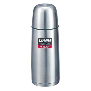 TIGER 虎牌 SAHARA SLIM MSC-B035 XF 不鏽鋼真空保溫瓶, 350cc, 4.0cm廣口設計, 不鏽鋼色, 350ml, 1瓶