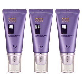 THE FACE SHOP 菲詩小舖 fmgt魔法遮瑕BB霜 SPF20 PA++, V201 Apricot Beige, 45ml, 3條