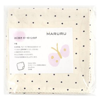 MARURU 寶寶紗布巾/手帕 4條