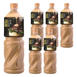 統一 四季 胡麻沙拉醬, 950ml, 6瓶