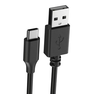 FUGU USB-A to C 高速充電線 2A 1m, 黑色, 1條