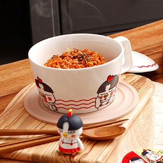 ZEN X 삼양 불닭 라면기 큰컵, 혼합 색상, 1개