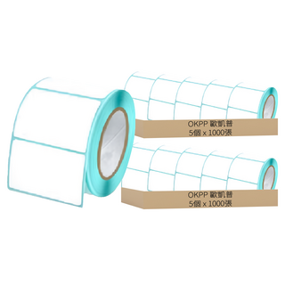 OKPP 歐凱普 熱感應標籤貼紙 1000張, 10個