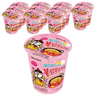 불닭볶음면 까르보 컵 80g, 12개