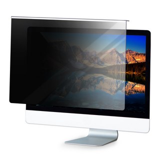 홈플래닛 거치형 사생활보호 블루라이트 차단 모니터 보안필름 (27인치 16:9 613 x 356mm), 1개