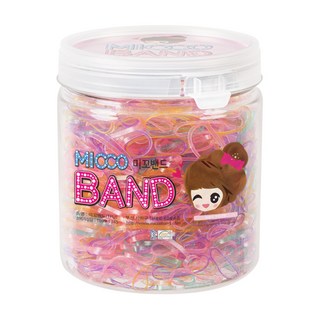 MICCO BAND 罐裝小條橡皮筋