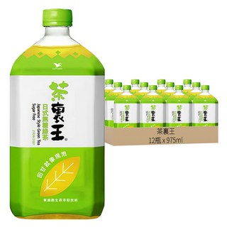 茶裏王 日式無糖綠茶, 975ml, 12瓶