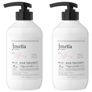 jmella 香氛護髮乳 Blooming Peony, 17種胺基酸複合物, 法國頂級香料, pH5.0~6.0弱酸性, 500ml, 2瓶