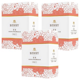 MIHONG 米鴻生醫 彈力膠原蛋白粉 打底莓果 4g, 20條, 3盒