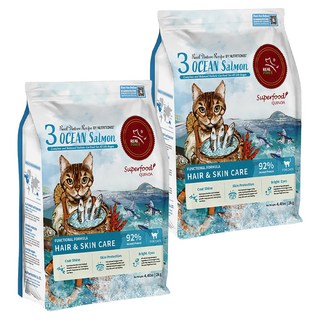 REAL POWER 瑞威 全齡貓 3號海洋魚貝 乾糧, 魚, 2kg, 2袋