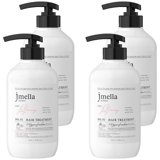 jmella 香氛護髮乳 Blooming Peony, 17種胺基酸複合物, 法國頂級香料, pH5.0~6.0弱酸性, 500ml, 4瓶