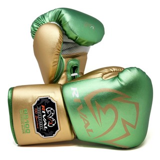 Rival RS100 拳擊手套組 綠色 金色 1雙 396g