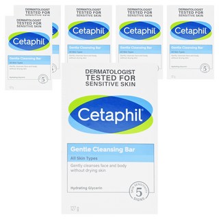 Cetaphil 舒特膚 溫和潔膚凝脂 適用於敏弱性皮膚 臉部和身體皆可使用, 127g, 6盒