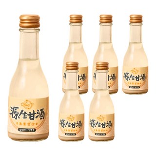源生美學 源生甘露 源生甘酒 Set 6瓶, 台灣三星米和米麴, 全素食無酒精, 日本傳統美顏聖品, 1.05L