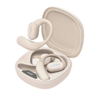 플레오맥스 오픈 형 귀걸이 핏 블루투스 무선 이어폰, 베이지, PM-OFT01