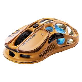 Grava Star 重力星 MERCURY水星無線電競滑鼠 M1 Pro 戰損黃, 1個