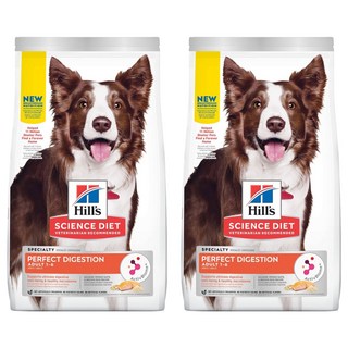 Hill's 希爾思 SCIENCE DIET 成犬 完美消化 顆粒, 鮭魚+全燕麥+糙米, 1.58kg, 2袋