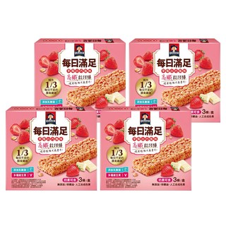 QUAKER 桂格 每日滿足穀物棒, 69g, 4盒