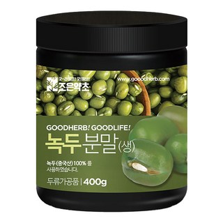 GOODHERB 綠豆粉, 400克, 1罐