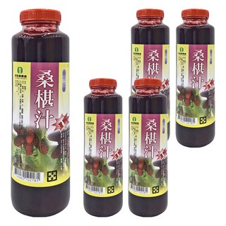 埔里鎮農會 桑椹汁, 800g, 5瓶