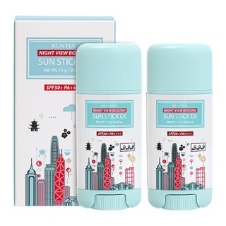 Eunyul 夜景蓬鬆防曬棒柔軟 SPF50+ PA++++, 15g, 2入