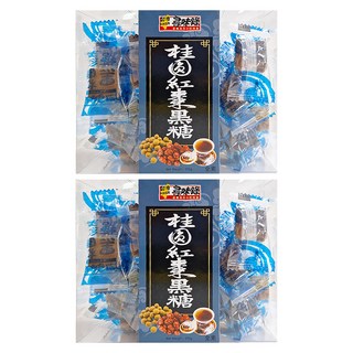台灣尋味錄 桂圓紅棗黑糖, 10g, 20顆, 2盒