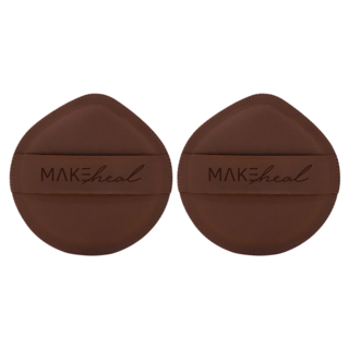 MAKEheal 雲朵澎澎粉撲, 混和顏色, 2個