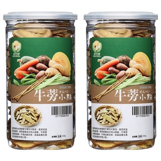 盛花園 牛蒡脆片小點 新鮮蔬果低溫真空乾燥 營養鮮美 素食可 無添加, 200g, 2罐