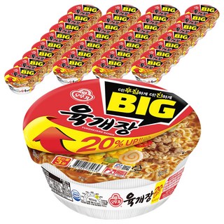 오뚜기 육개장 컵 104g, 36개