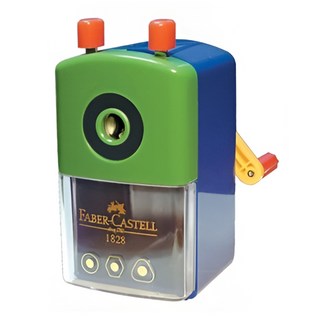 FABER-CASTELL 輝柏 大小通用削鉛筆機 #1828, 顏色隨機, 1個