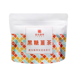 1980s 壹玖捌零 黑糖薑茶 快速沖泡 單顆獨立包裝, 17g, 10入, 1袋
