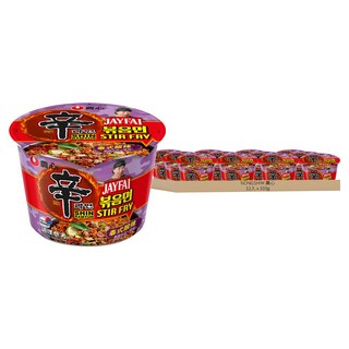 NONGSHIM 農心 辛炒麵 泰式酸辣味 大碗麵 103g, 12入