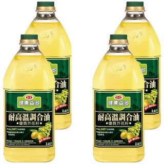 愛之味 耐高溫調和油優質芥花籽, 2.6L, 4瓶