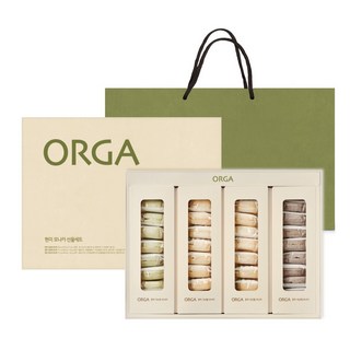 올가홀푸드 현미 모나카 3종 세트 + 쇼핑백, 1세트