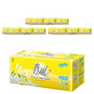 春風 超細柔抽取式衛生紙 2層 110張, 12包, 18袋