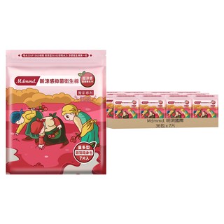 Mdmmd. 明洞國際 超涼感蔓越莓系列 新涼感抑菌衛生棉, 量多護翼型 28cm, 7片, 36包