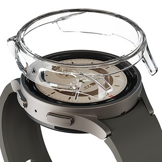 빅쏘 레빅스킨 갤럭시워치 풀커버 초슬림 하드 케이스, 투명