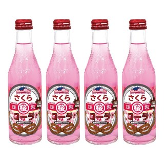 木村飲料 櫻花風味可樂, 240ml, 4瓶